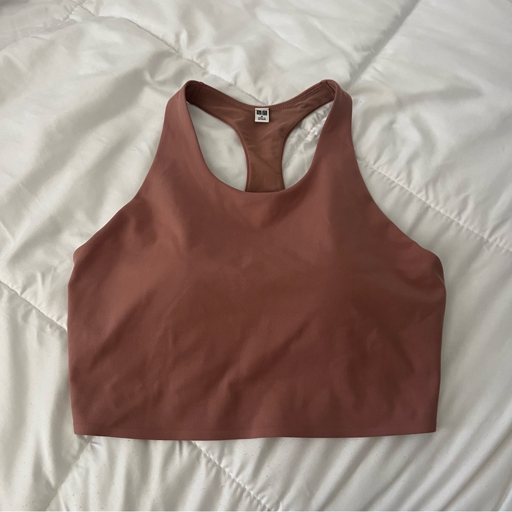 Uniqlo Dusty Pink Sports Bra